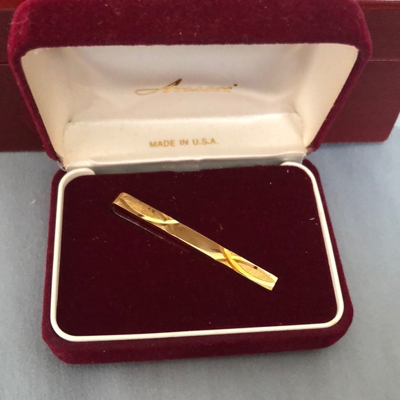 Anson Other - Vintage Anson Gold Tone Tie Clasp